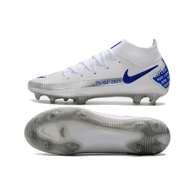 Nike Phantom Generative Texture Elite DF FG Bílý Modrý